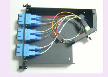 12 conectores do SC anti - painel de remendo de choque de MPO para o sistema da fiação do cabo