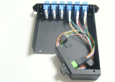 12 conectores do SC anti - painel de remendo de choque de MPO para o sistema da fiação do cabo
