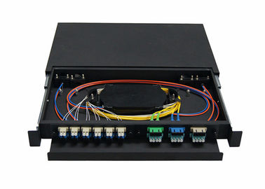 LAN de 4 portos/caixa terminal deslizante MACILENTO da fibra óptica para a rede de FTTH