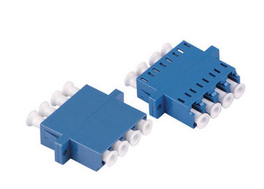 Adaptador de fibra óptica LC OM3 Quad para LAN óptico Azul / Beige / Aqua