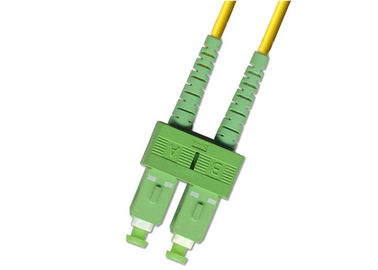 Conector da fibra óptica do LC/APC CATV para o cabo de remendo de fibra óptica