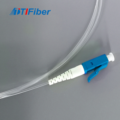 Comprimento feito sob encomenda simples transparente do cabo de remendo da fibra da manutenção programada do conector do LC