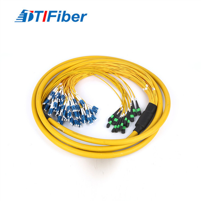 Núcleo do núcleo 24 do núcleo 12 do cabo de remendo 6 da fibra do único modo de FTTH FTTA FTTX