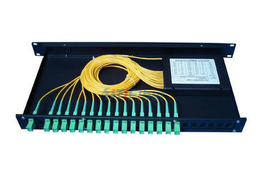Caixa terminal ótica montada cremalheira da fibra da caixa do divisor do PLC de 19 polegadas