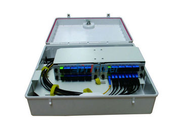 Divisor exterior ótico do PLC da caixa de distribuição IP65 da fibra fixado na parede