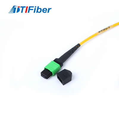 O remendo da fibra ótica de MPO cabografa 12 o tipo da fita do núcleo MPO-LC