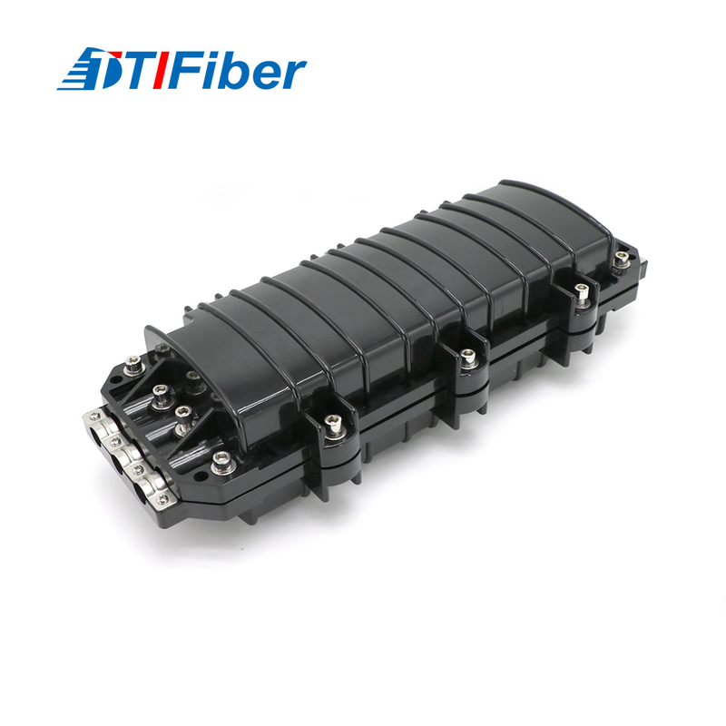 Fechamento 12 da tala da fibra ótica de FTTH FTTX 24 48 96 144 tipo horizontal de 288 núcleos