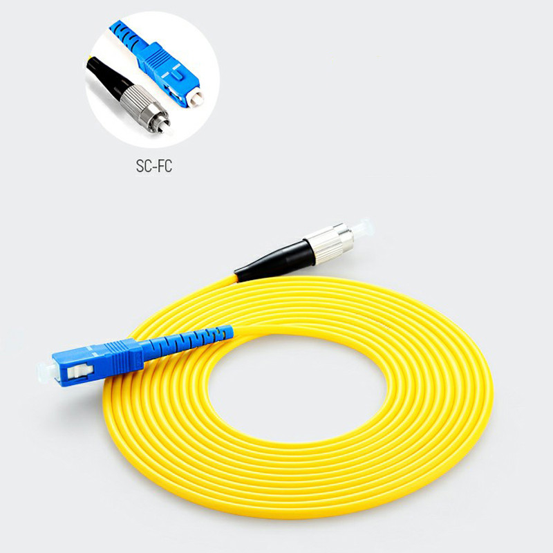Cabo de remendo simples/frente e verso Singlemode 2.0mm/3.0mm da fibra ótica