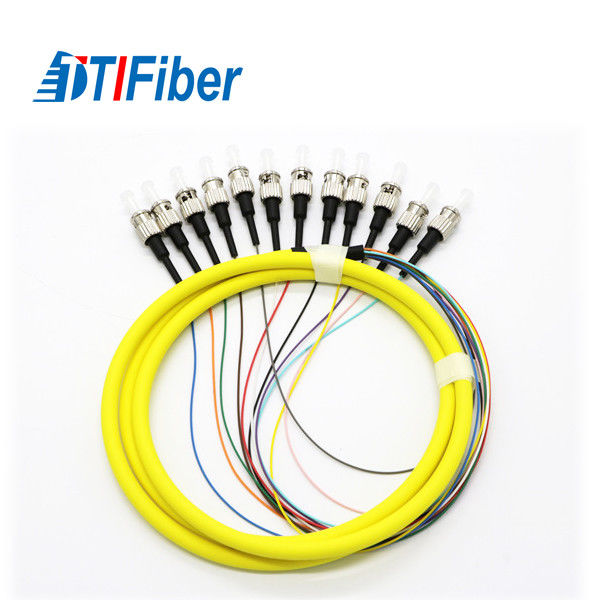 Resistência mecânica excelente simples do ST dos núcleos de fibra ótica Singlemode da trança 12