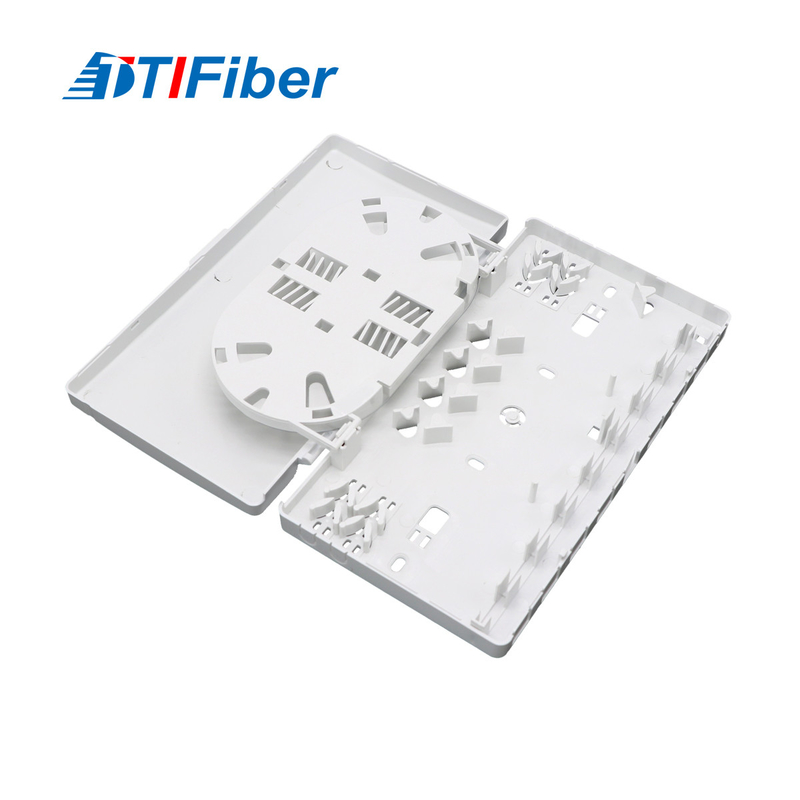 8 tipo fibra ótica Mini Termination Box FTTH dos portos 86 fixado na parede